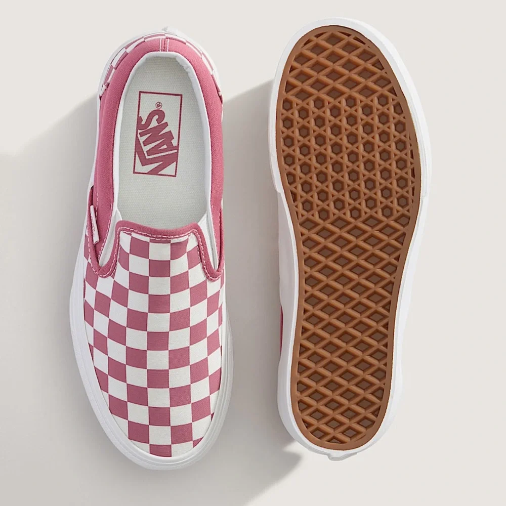 Vans womens classic checkboard slip on platform 34mm height, NWB - Picture 2 of 8